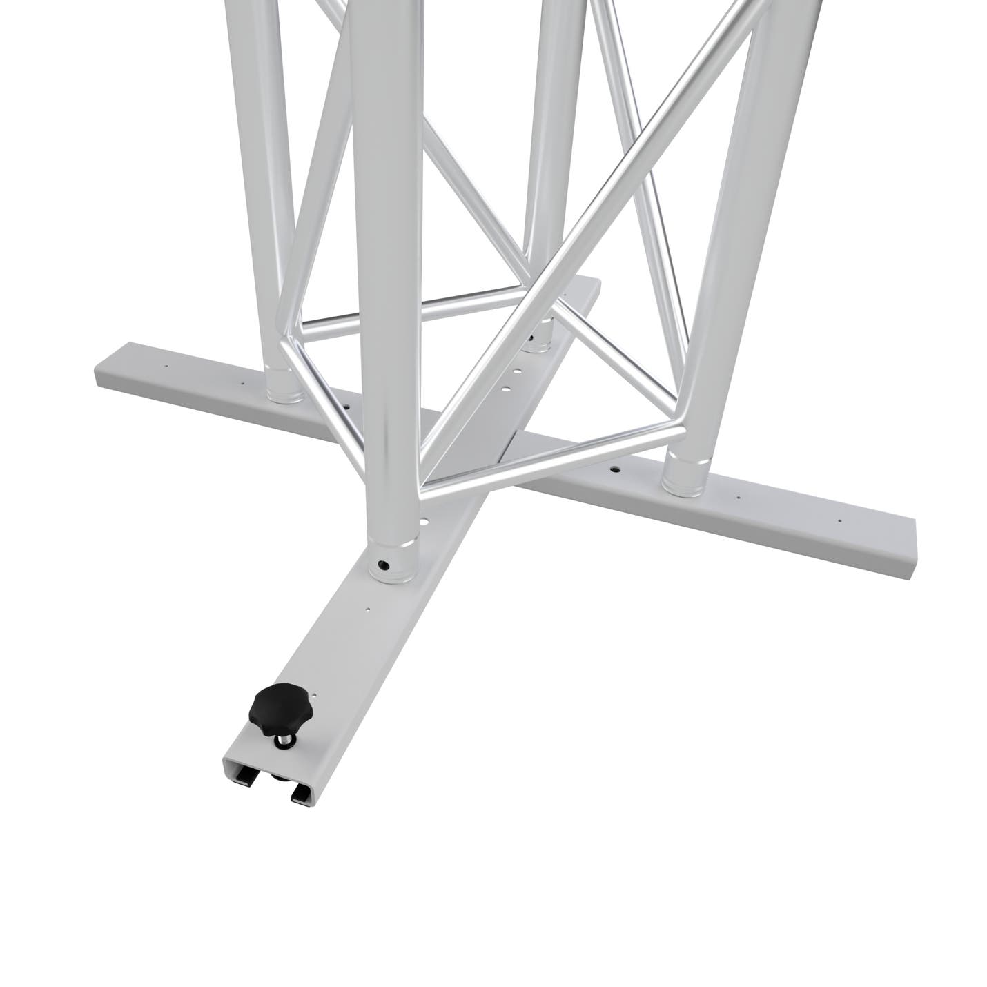 Vertitruss MXS-1000 Baseplate Silver, inkl. kopplingar - Vertitruss | Bellalite Vertitruss MXS-1000 Baseplate Silver, inkl. kopplingar - Vertitruss | Bellalite
