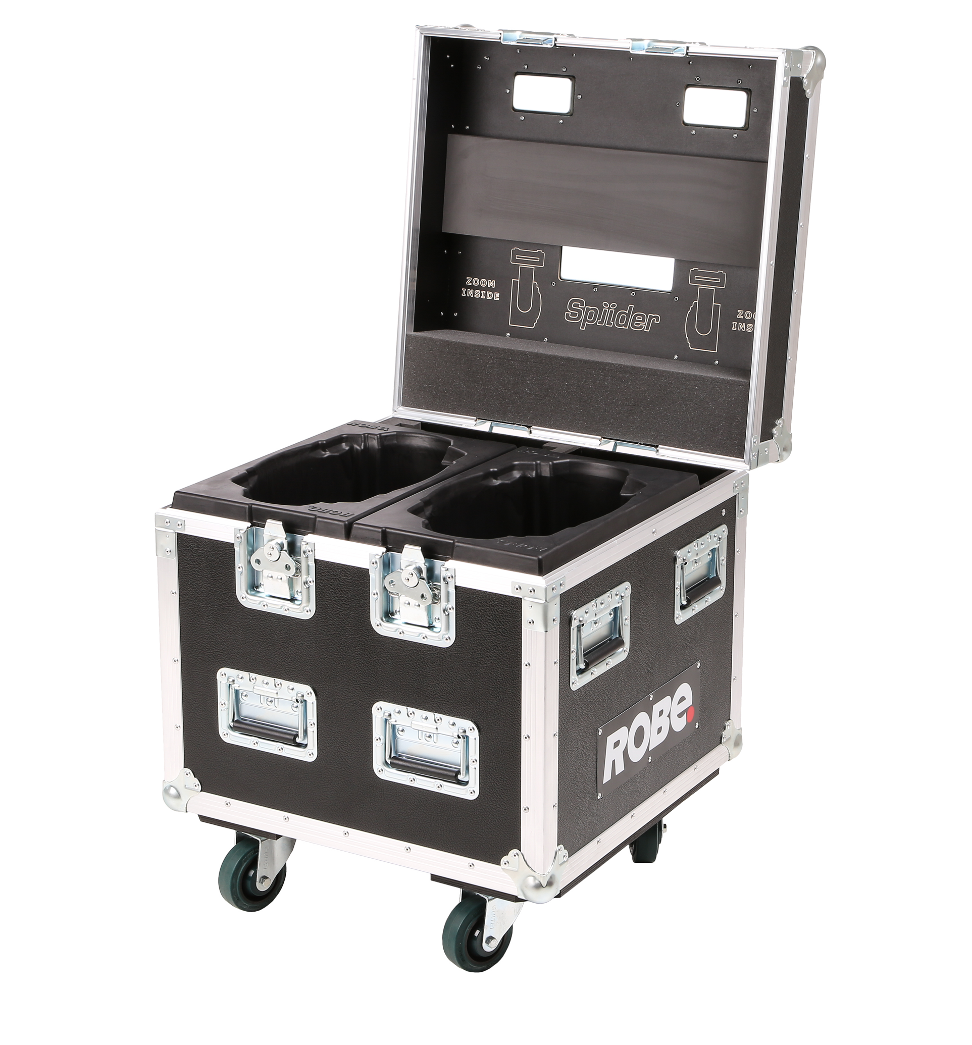 Dual Top Loader Case ROBIN Spiider - Robe | Bellalite
