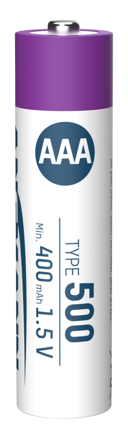 Li-ion Rechargeable battery AAA 400mAh 4-pack - Ansmann | Bellalite Li-ion Rechargeable battery AAA 400mAh 4-pack - Ansmann | Bellalite