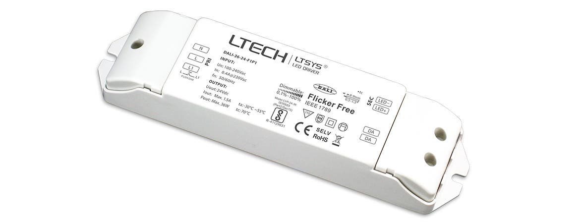 DALI Driver CV Dim, 24V 36W - LTECH | Bellalite DALI Driver CV Dim, 24V 36W - LTECH | Bellalite