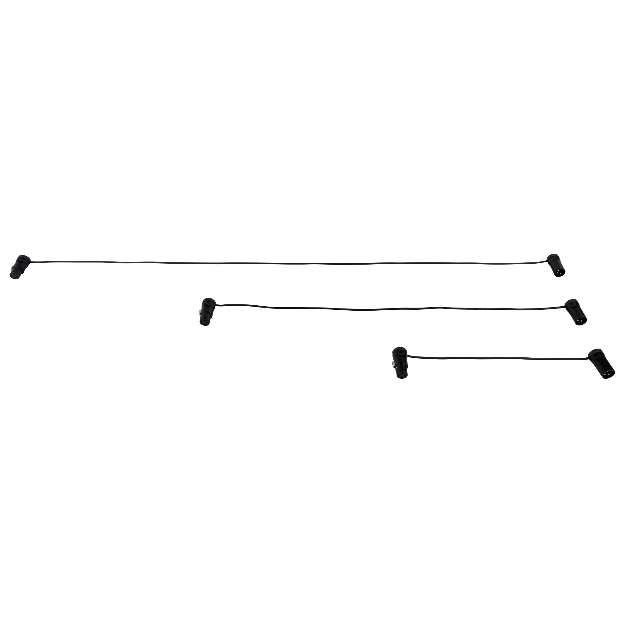 Patchkabel 3-Pin XLR DMX/AES-EBU 0,3m - DAP | Bellalite