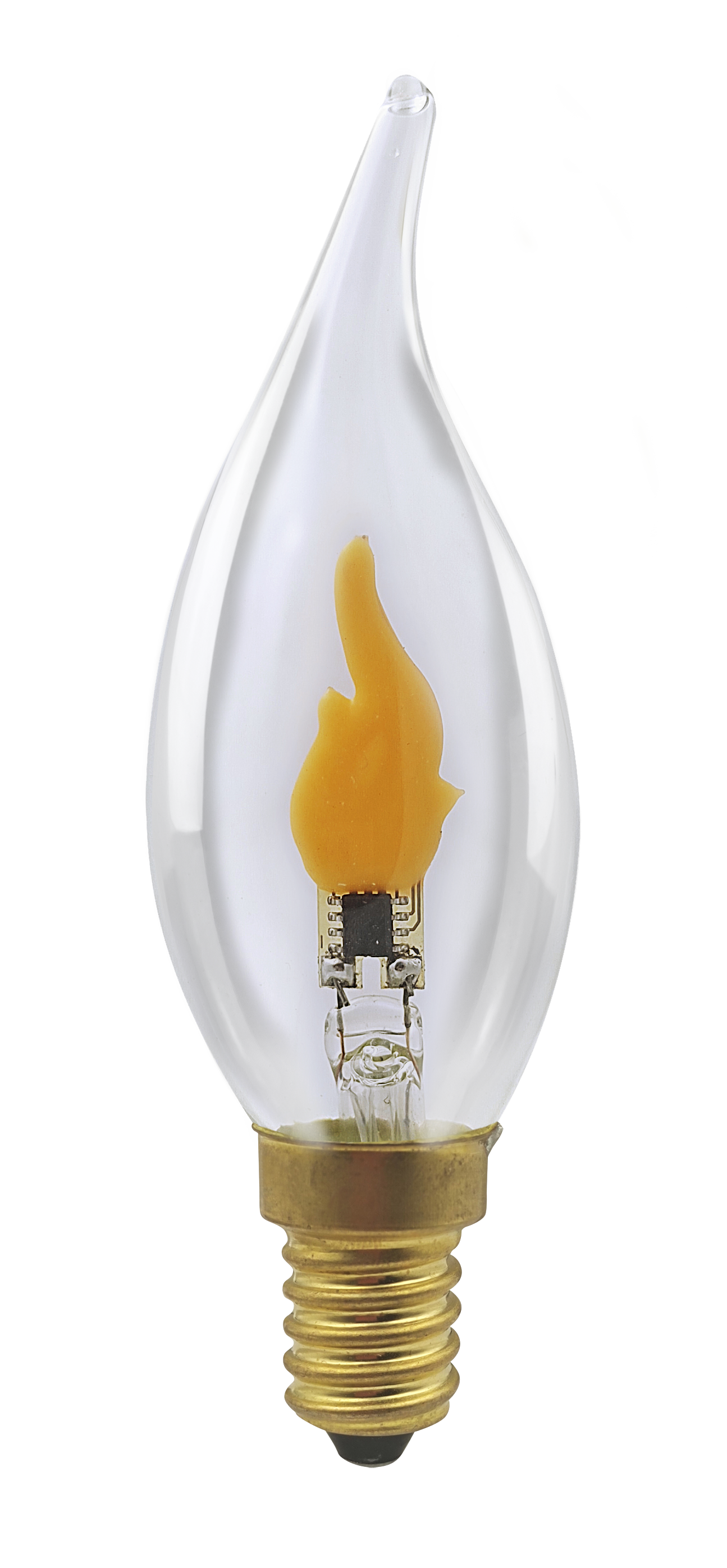 Segula Fire Flame Line LED Candle Flame Klar E14 0,2W <60lm 1800K - Segula | Bellalite