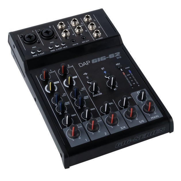 DAP GIG-62 6 Channel Mixer V2 - DAP | Bellalite DAP GIG-62 6 Channel Mixer V2 - DAP | Bellalite