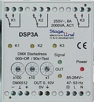 DMX-Relä / Switch DSP3A - Stageline | Bellalite