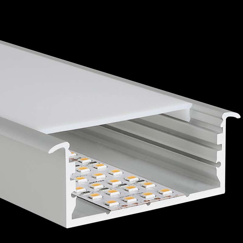 Aluminiumprofil L-Line Rec, 5m Alu - PROLED | Bellalite Aluminiumprofil L-Line Rec, 5m Alu - PROLED | Bellalite
