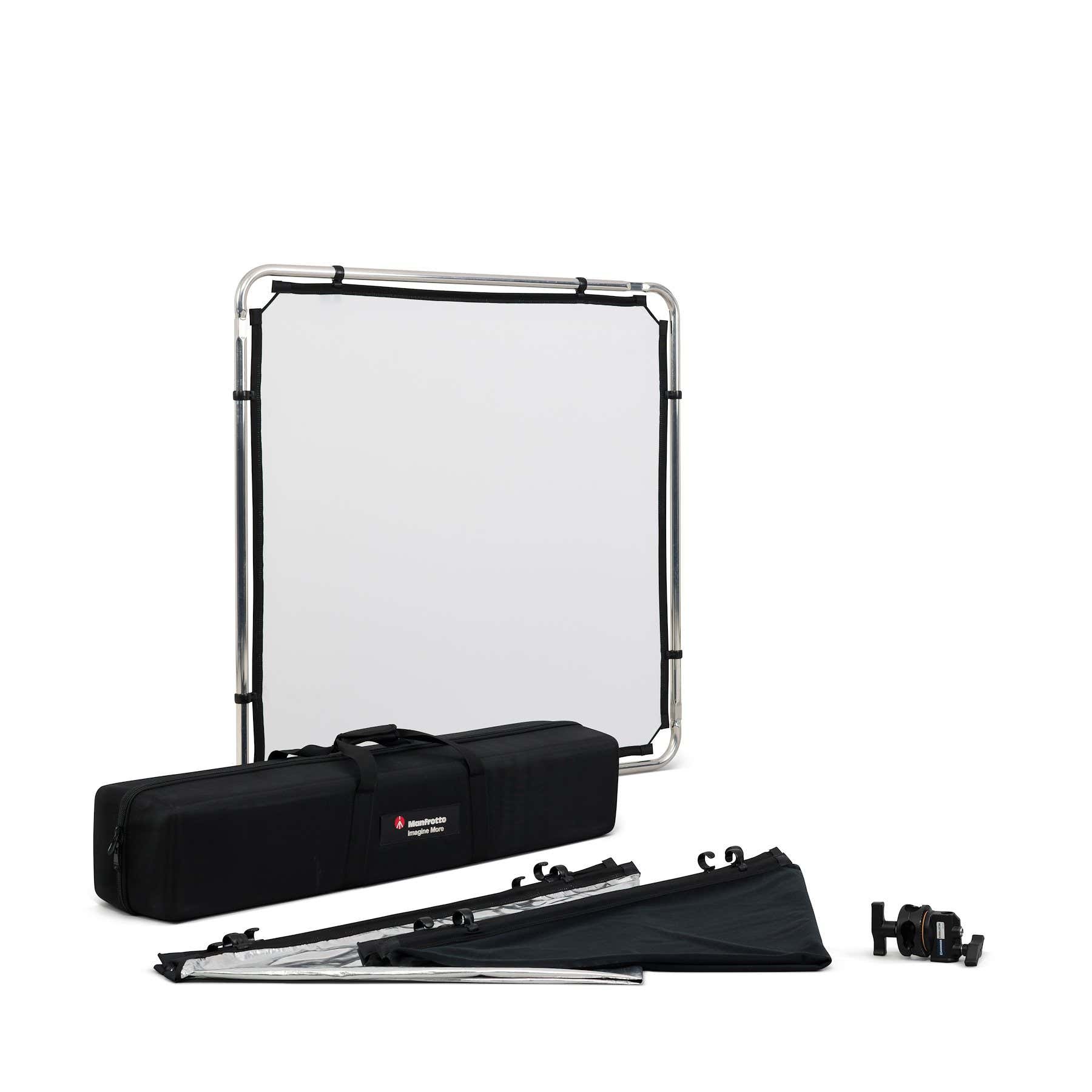 Manfrotto Pro Scrim All In One Kit Small 1,1m x 1,1m - Manfrotto | Bellalite Manfrotto Pro Scrim All In One Kit Small 1,1m x 1,1m - Manfrotto | Bellalite