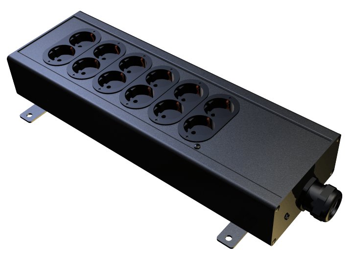 Uttagsbox Hexi Plint/Schuko - HEXI | Bellalite