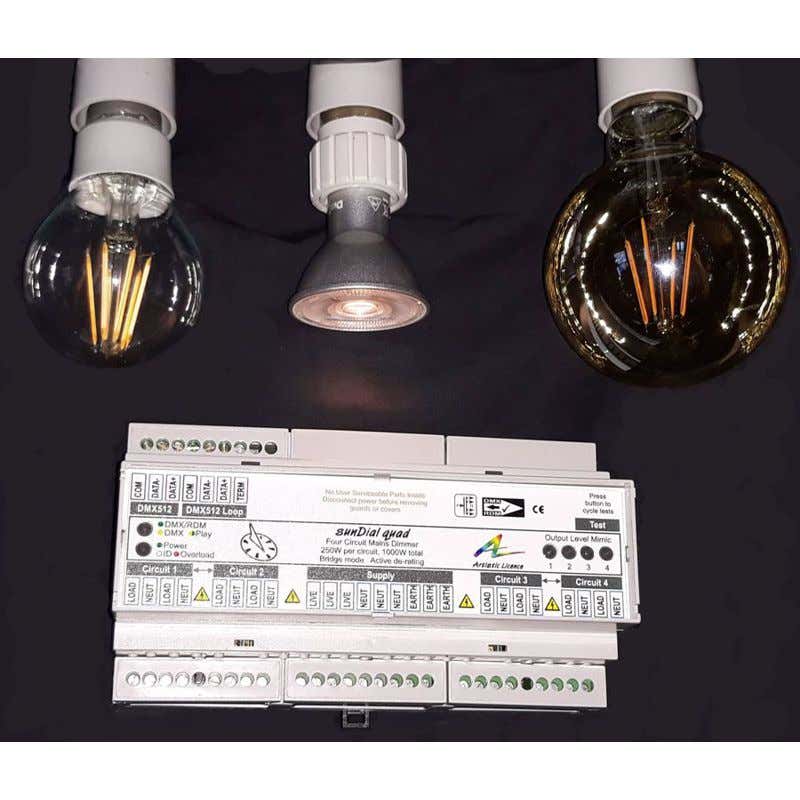 Artistic Licence SunDIAL Quad 4x250W dimmer med DMX/RDM - Artistic Licence | Bellalite Artistic Licence SunDIAL Quad 4x250W dimmer med DMX/RDM - Artistic Licence | Bellalite