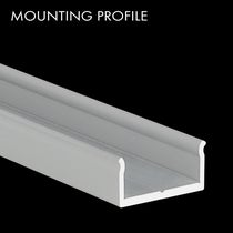 Mounting Aluminiumprofil, 2m Alu - PROLED | Bellalite Mounting Aluminiumprofil, 2m Alu - PROLED | Bellalite