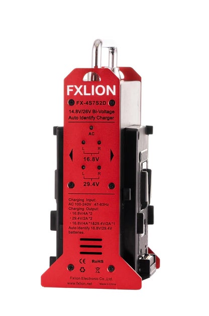 FXLION 2 CH Automatic Voltage Charger 16.8V / 29.4V - V-Mount - FXLION | Bellalite FXLION 2 CH Automatic Voltage Charger 16.8V / 29.4V - V-Mount - FXLION | Bellalite