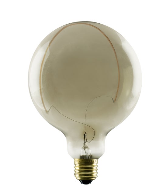 Segula Illusion Line LED Globe 125 Crescent Top Smokey E27 6W 320lm 1900K - Segula | Bellalite Segula Illusion Line LED Globe 125 Crescent Top Smokey E27 6W 320lm 1900K - Segula | Bellalite