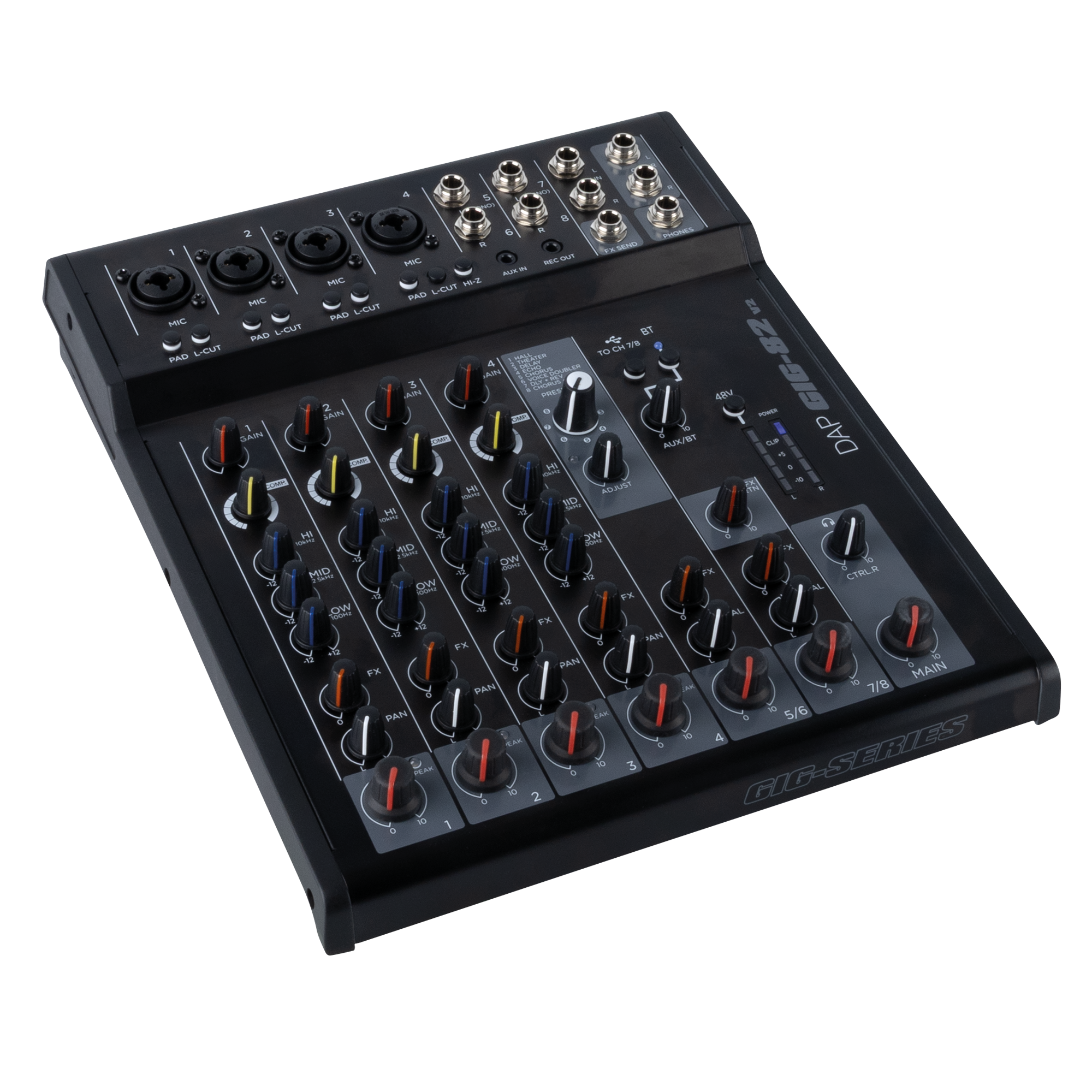 DAP GIG-82 8 Channel Mixer V2 - DAP | Bellalite