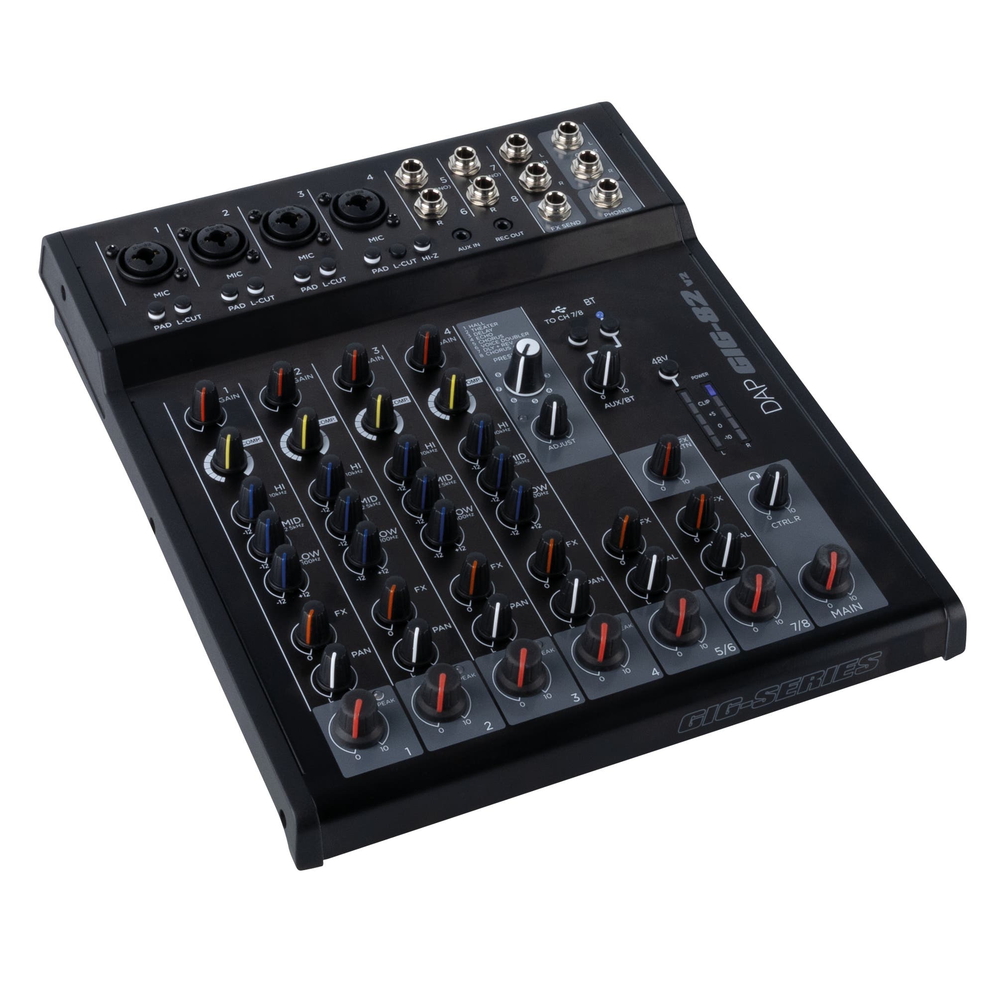 DAP GIG-82 8 Channel Mixer V2 - DAP | Bellalite DAP GIG-82 8 Channel Mixer V2 - DAP | Bellalite