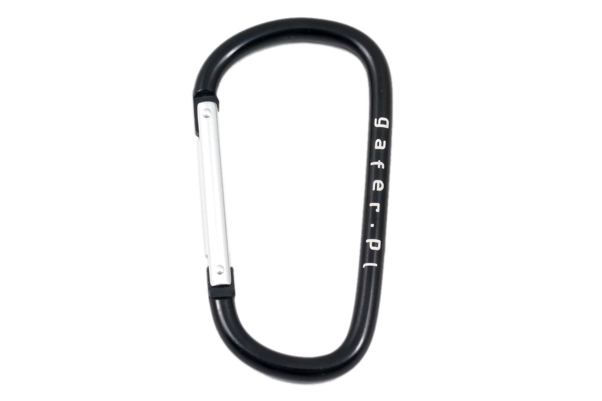 Aluminum Carabiner Clip 13cm Svart - Gafer.pl | Bellalite