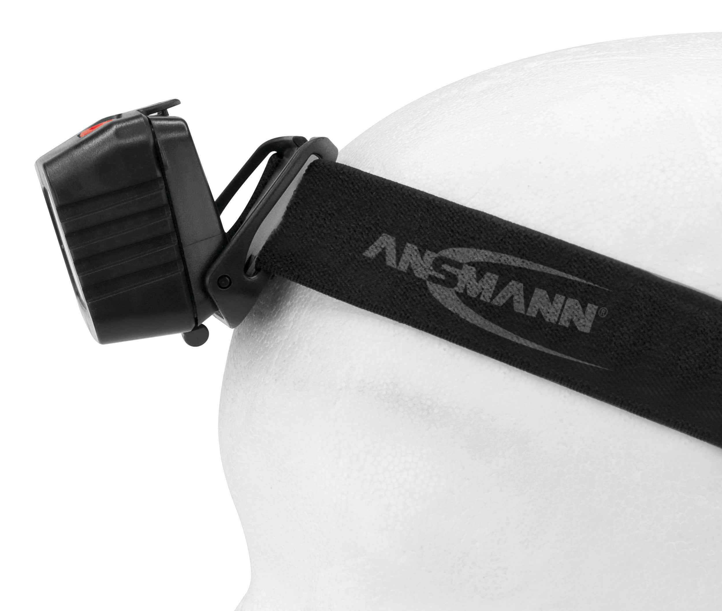 Pannlampa HD200B 3W LED & 1.5W COB LED - Ansmann | Bellalite Pannlampa HD200B 3W LED & 1.5W COB LED - Ansmann | Bellalite