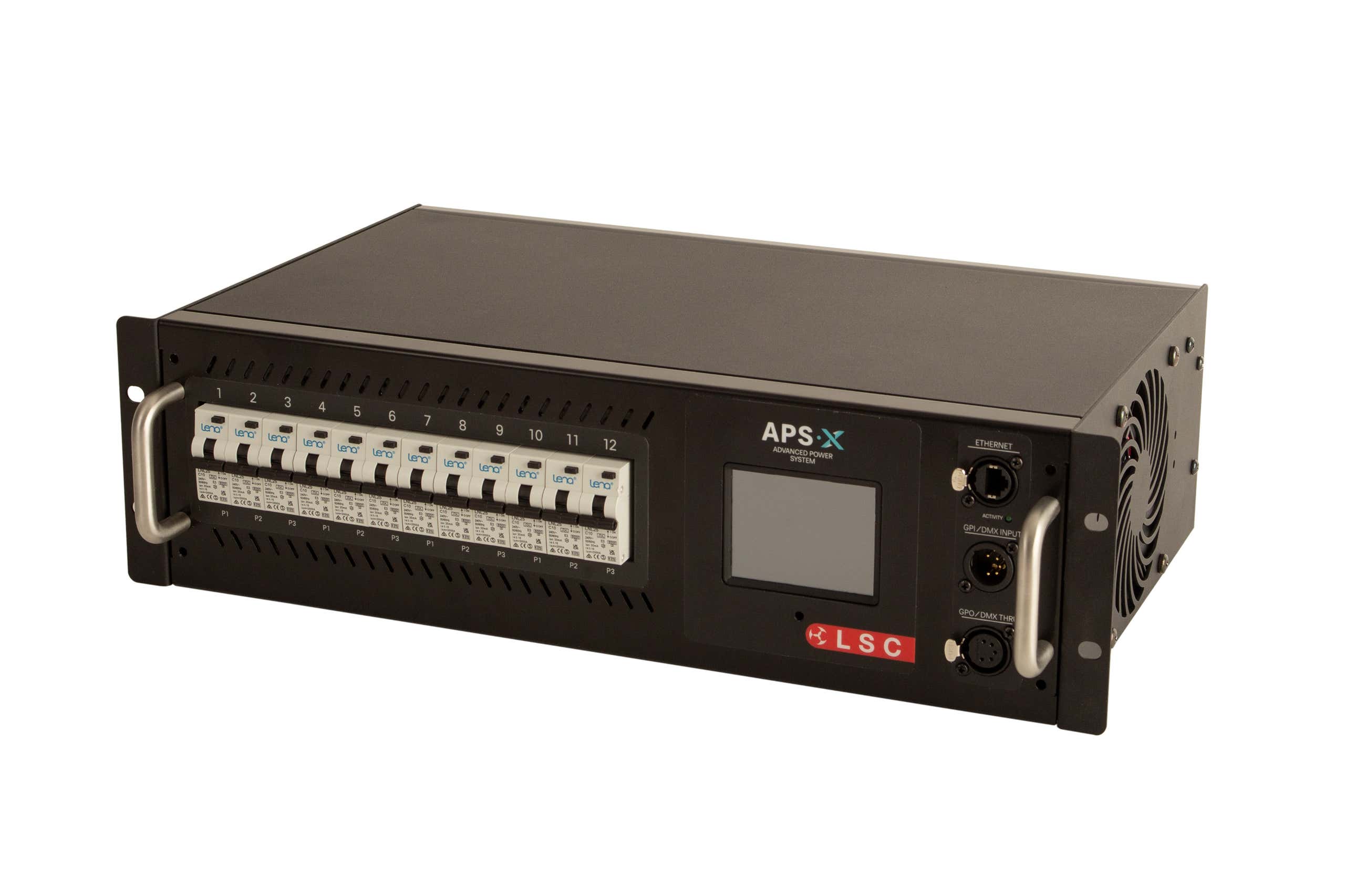 LSC APSX 12x 16A PDU Rackmount 2x Socapex - LSC Control Systems | Bellalite LSC APSX 12x 16A PDU Rackmount 2x Socapex - LSC Control Systems | Bellalite