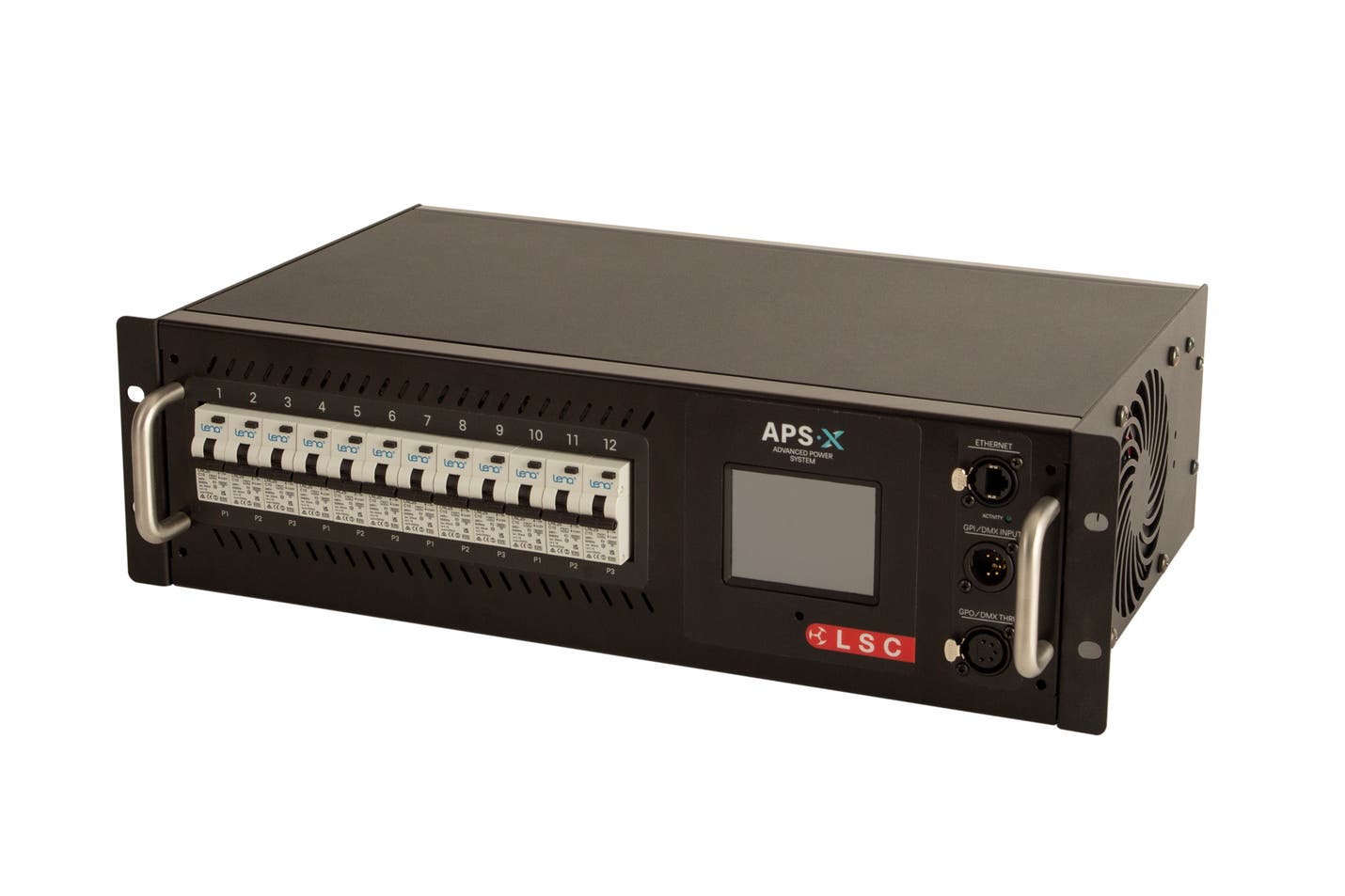LSC APSX 12x 16A PDU Rackmount 2x Socapex - LSC Control Systems | Bellalite LSC APSX 12x 16A PDU Rackmount 2x Socapex - LSC Control Systems | Bellalite