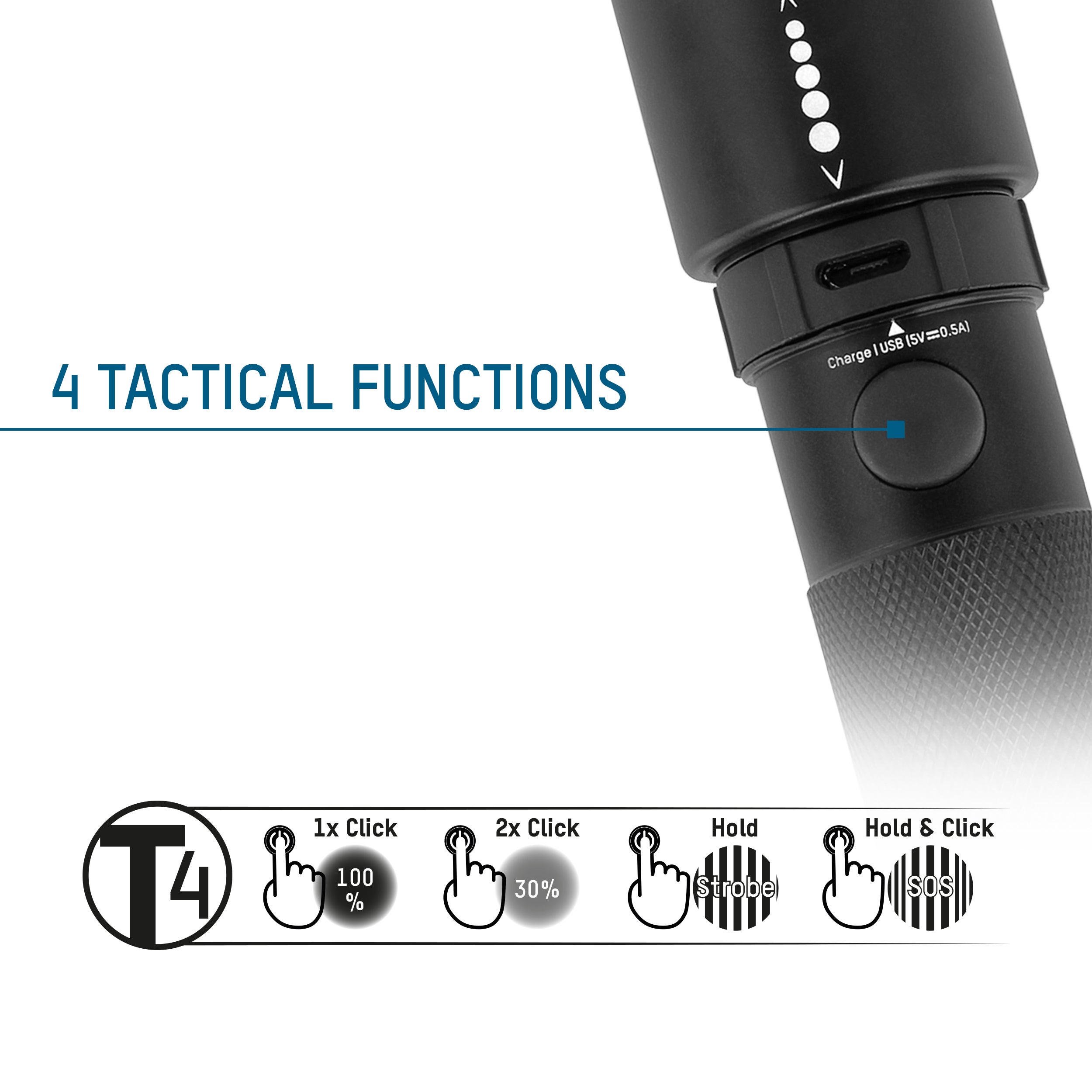 Ficklampa Future T400FR  - Ansmann | Bellalite