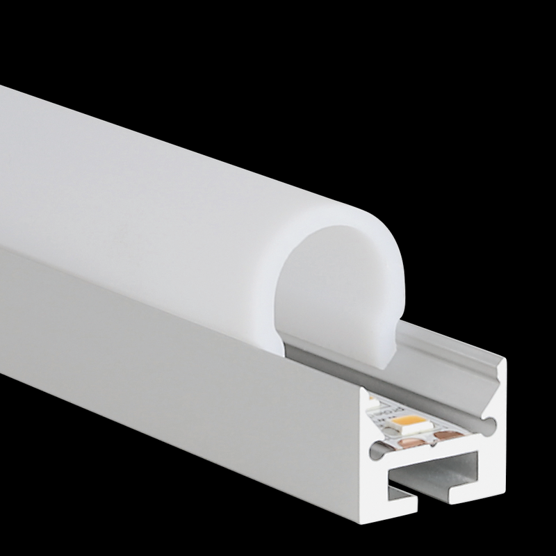 Aluminiumprofil S-Line Low 24, 2m Alu - PROLED | Bellalite