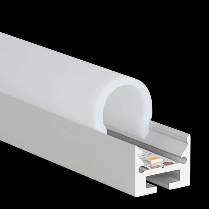 Aluminiumprofil S-Line Low 24, 2m Alu - PROLED | Bellalite Aluminiumprofil S-Line Low 24, 2m Alu - PROLED | Bellalite