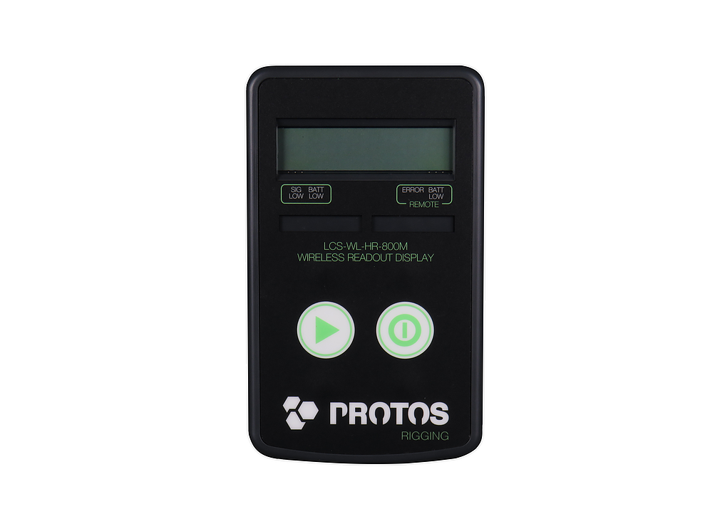 Protos Wireless Loadcell Handheld Readout 800m - PROTOS | Bellalite