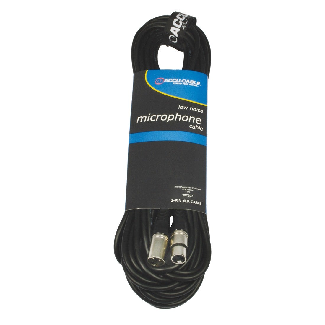 Mikrofonkabel Accu-Cable XLR/XLR  15m - ADJ | Bellalite