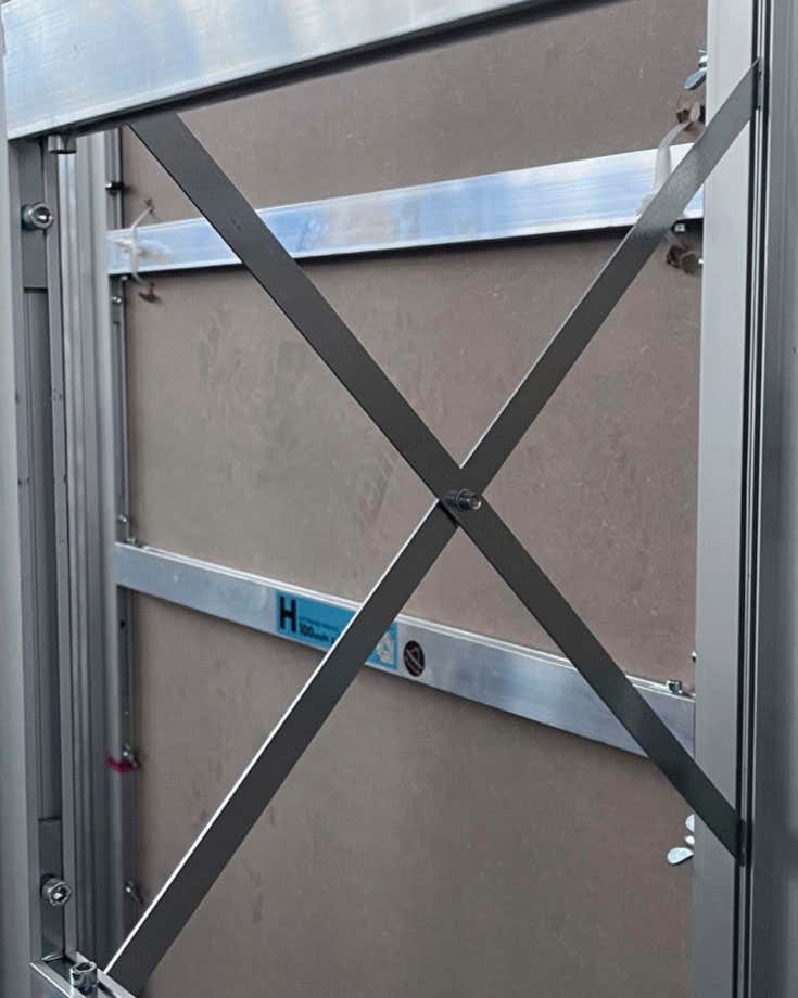 Wentex SET Frame - Cross Brace 50cm - Wentex | Bellalite Wentex SET Frame - Cross Brace 50cm - Wentex | Bellalite