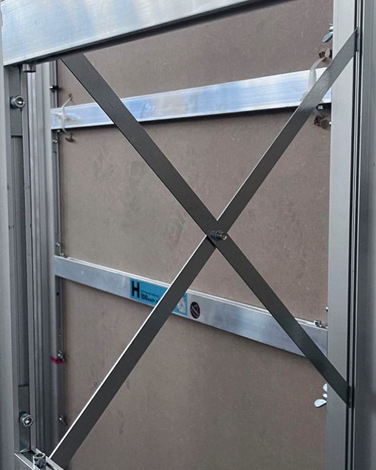 Wentex SET Frame - Cross Brace 50cm - Wentex | Bellalite Wentex SET Frame - Cross Brace 50cm - Wentex | Bellalite