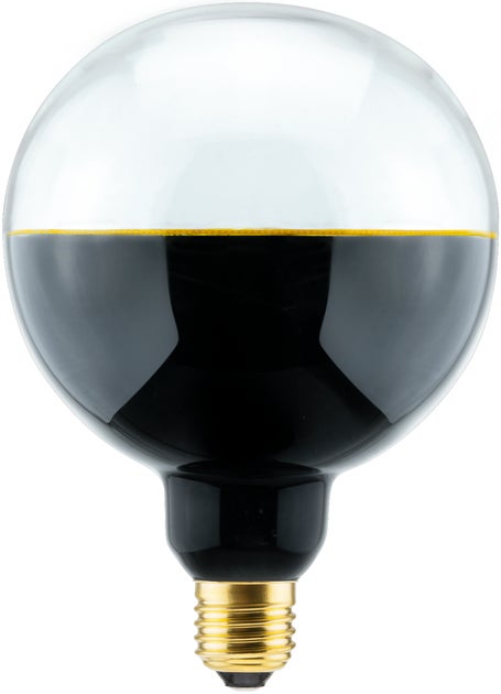 Segula Illusion Line LED Globe 127 2tones Svart Klar E27 5,2W 240lm 1900K - Segula | Bellalite Segula Illusion Line LED Globe 127 2tones Svart Klar E27 5,2W 240lm 1900K - Segula | Bellalite