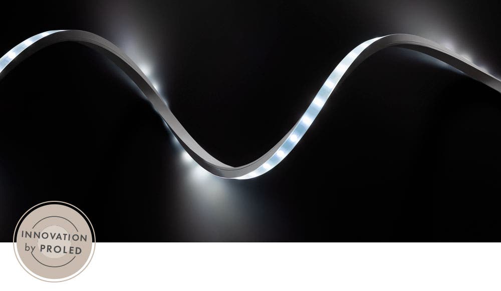 Flex Strip Wall Grey 60°, per meter 2700K - PROLED | Bellalite Flex Strip Wall Grey 60°, per meter 2700K - PROLED | Bellalite