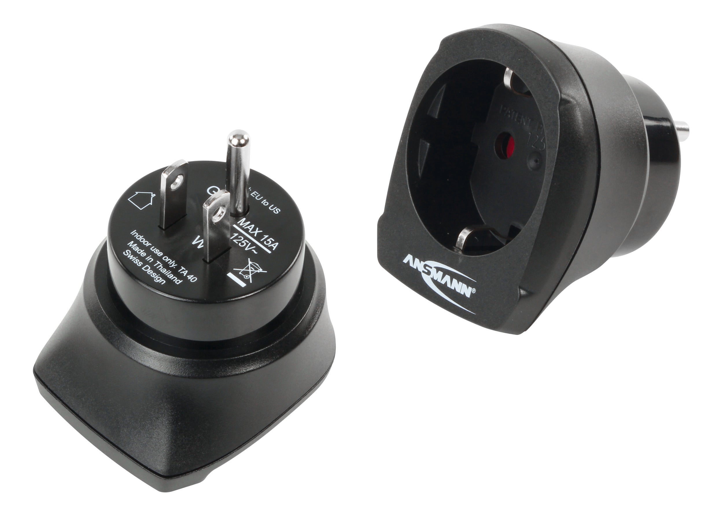 Reseadapter EU to US 15A - Ansmann | Bellalite