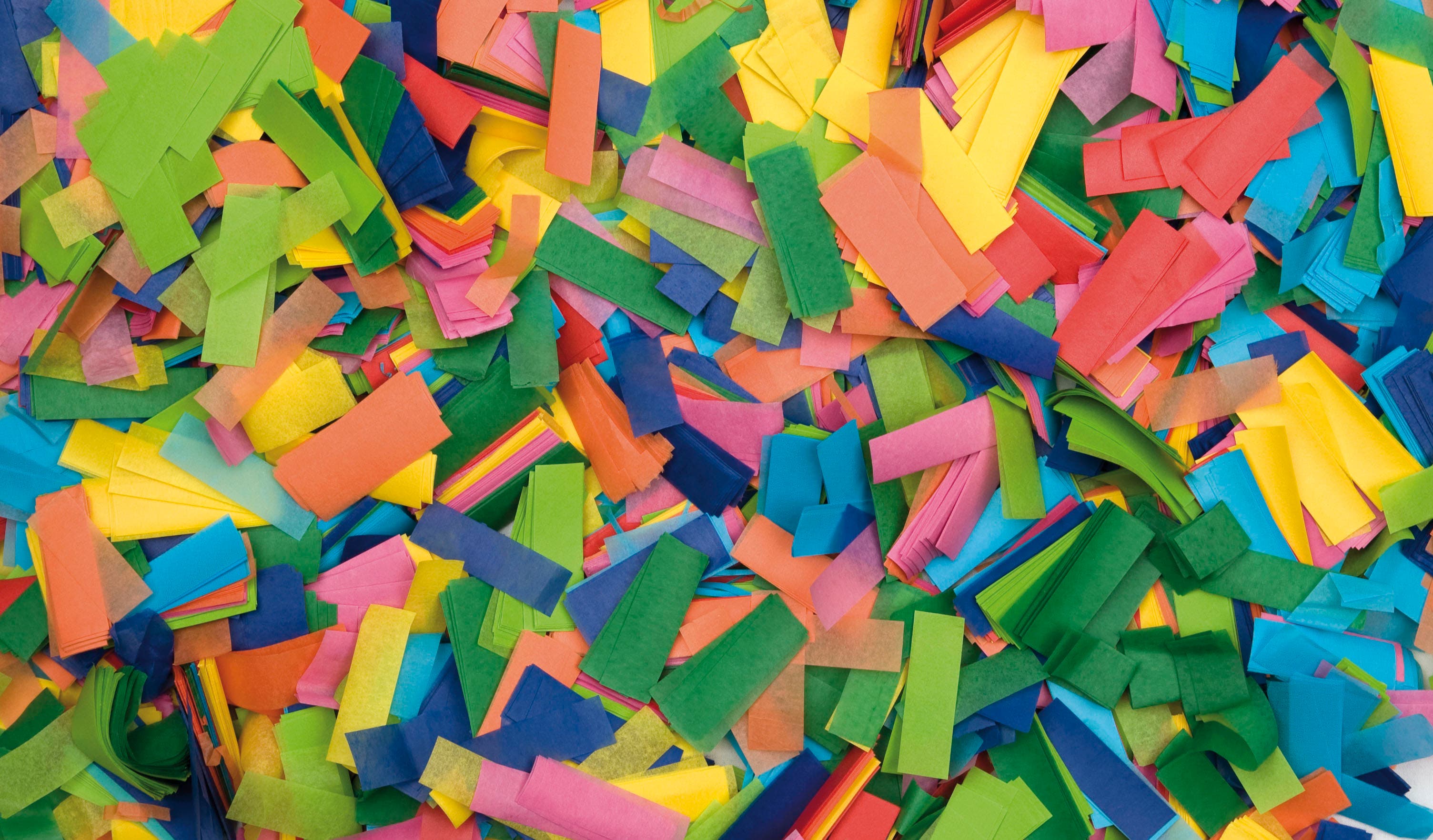 Konfetti Multicolour 55x17mm Slowfall - Showgear | Bellalite Konfetti Multicolour 55x17mm Slowfall - Showgear | Bellalite