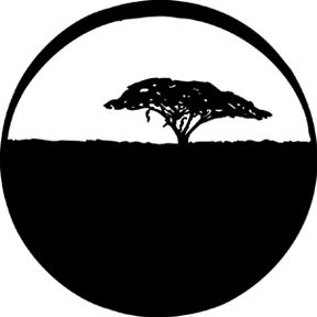 Serengeti Sun Metallgobo, B-Size (86mm) - Rosco | Bellalite