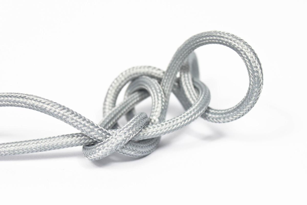 Textilkabel 3x0,75mm² Silver Cloud - Frinab | Bellalite