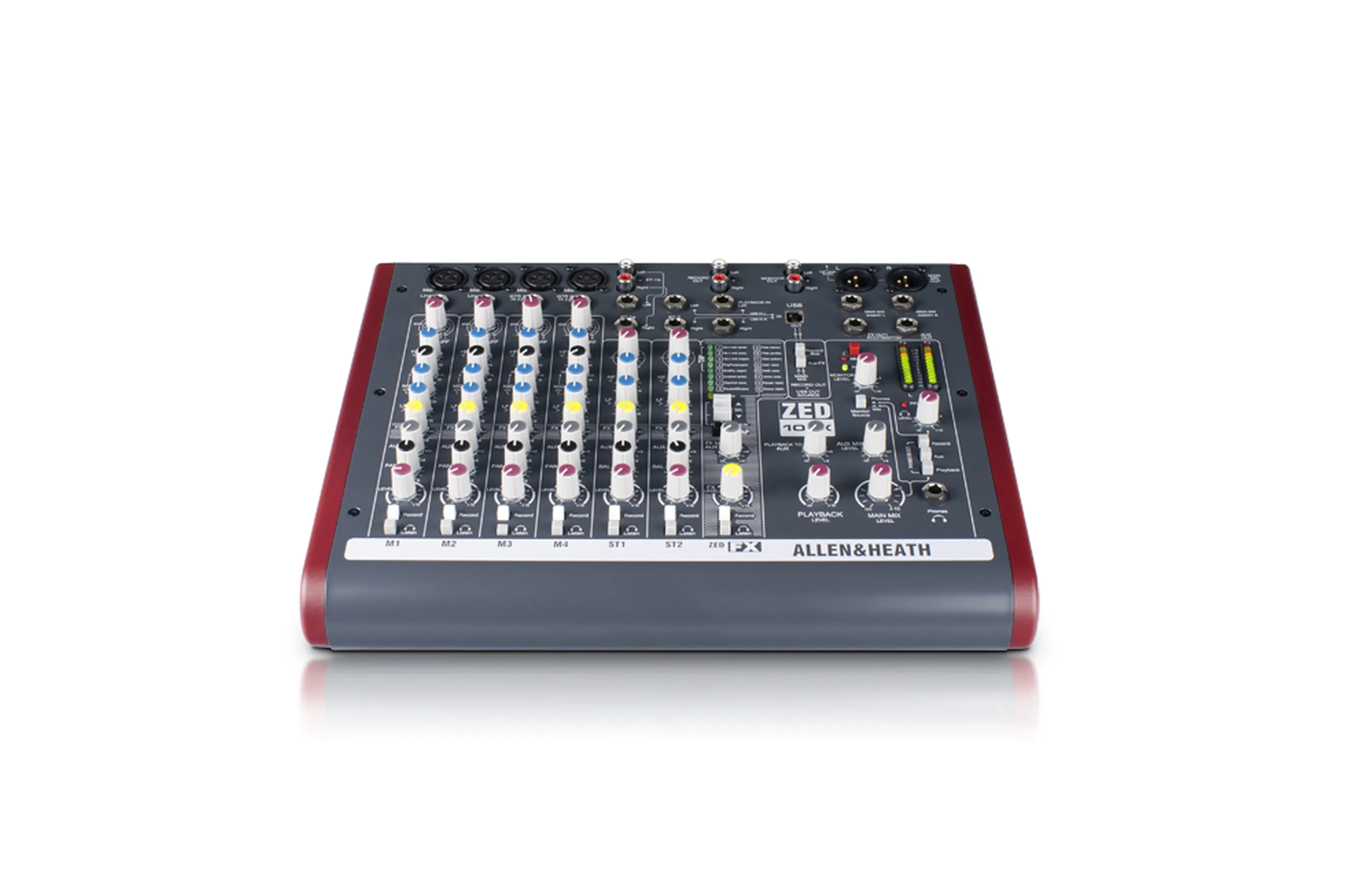 Allen & Heath ZED-10FX 4 Mic/Line Inputs, 2 Stereos, USB, FX - Allen & Heath | Bellalite