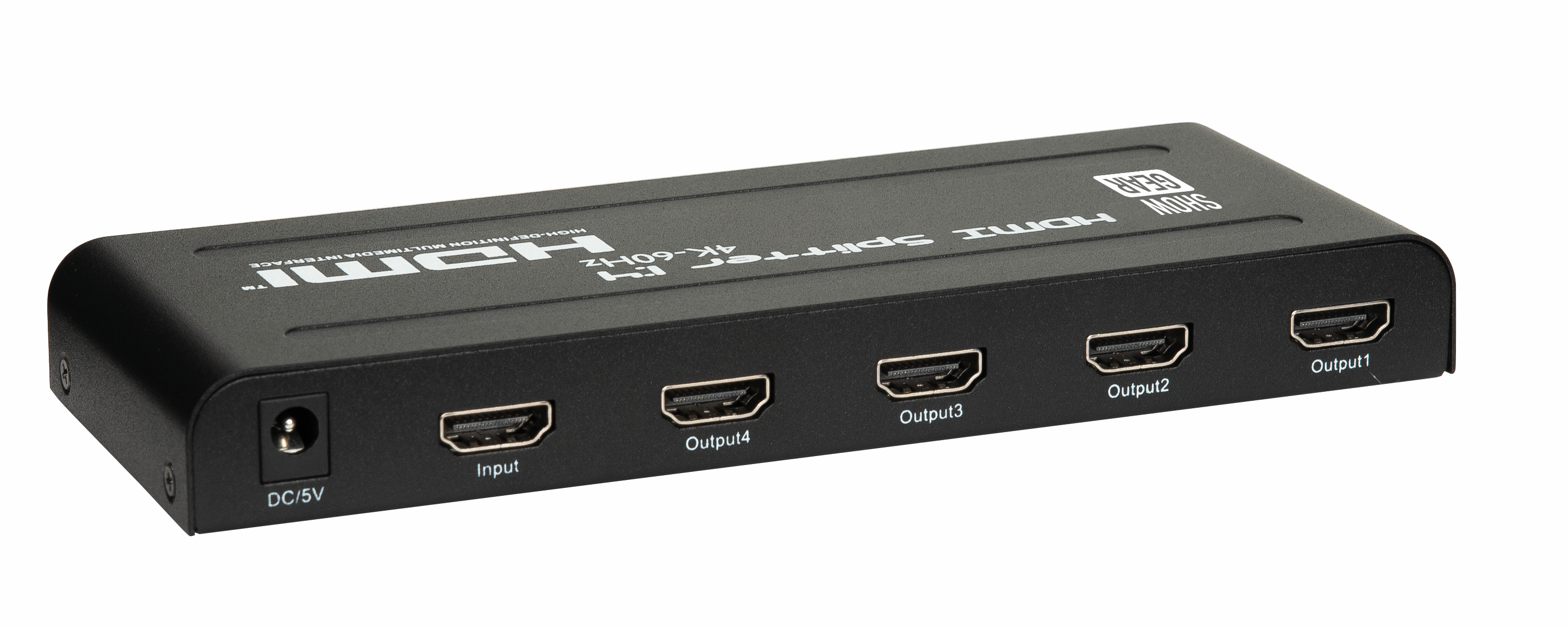 HDMI 2.0 Splitter 1 in 4 out - Showgear | Bellalite