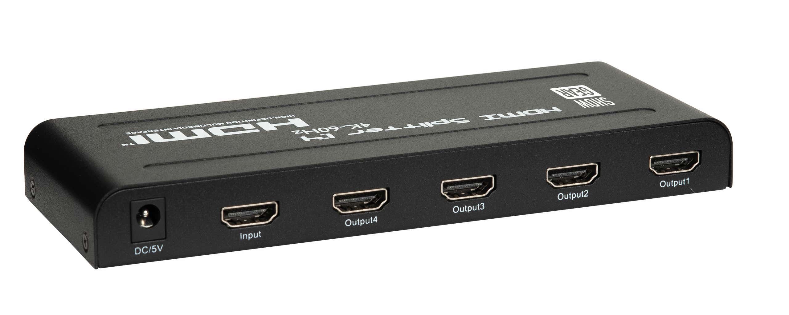 HDMI 2.0 Splitter 1 in 4 out - Showgear | Bellalite HDMI 2.0 Splitter 1 in 4 out - Showgear | Bellalite