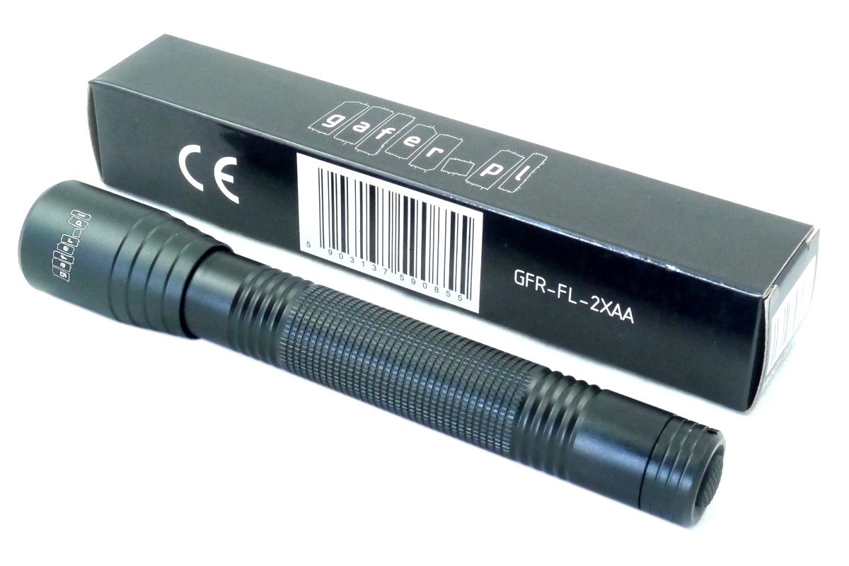 gafer.pl Led 2XAA Flashlight Svart - Gafer.pl | Bellalite