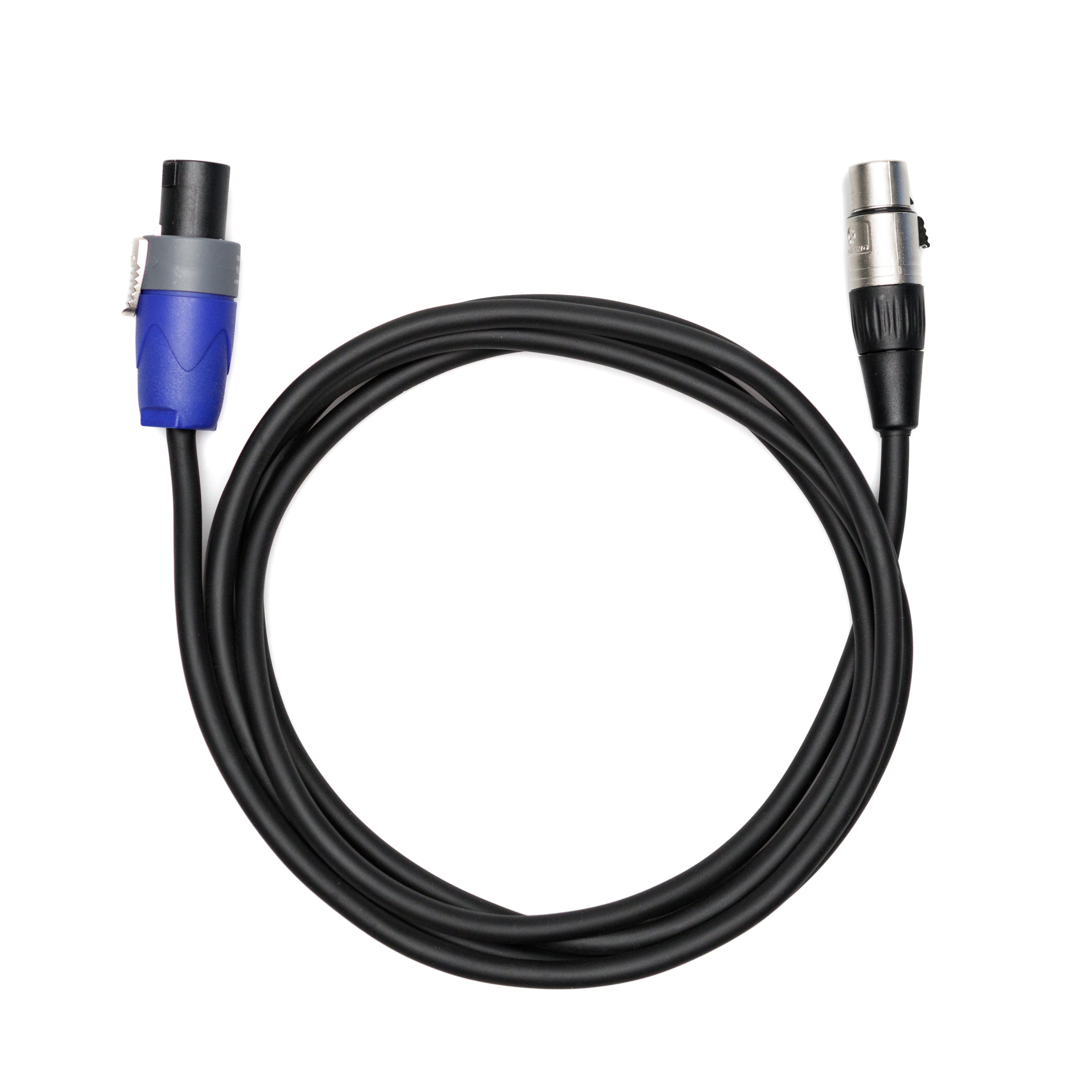 FXLION SKY THREE DC Cable - 3-Pin XLR-F to Neutrik PowerCon  - FXLION | Bellalite