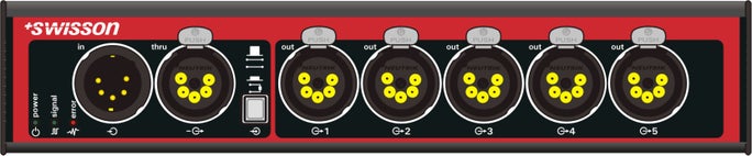 Single DMX-Split Box - Swisson | Bellalite Single DMX-Split Box - Swisson | Bellalite