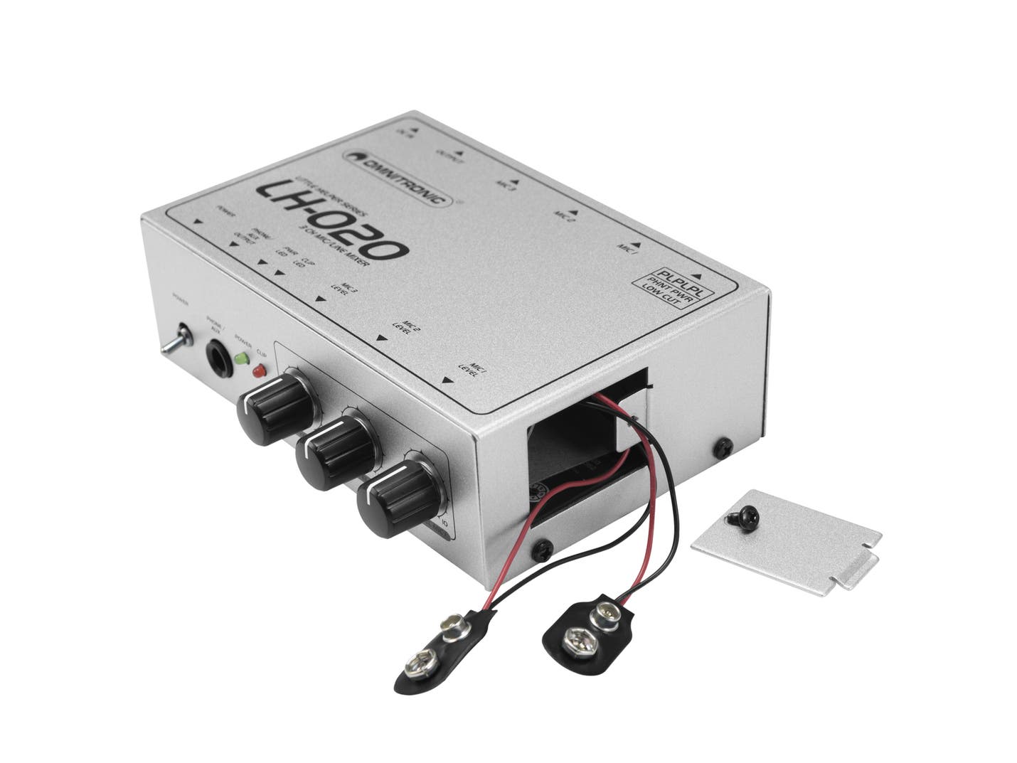 Little Helper LH-020 3-Channel Mic Mixer - Omnitronic | Bellalite Little Helper LH-020 3-Channel Mic Mixer - Omnitronic | Bellalite