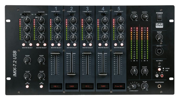 Ljudmixer DAP IMIX-7.2 Install Mixer 6U - DAP | Bellalite Ljudmixer DAP IMIX-7.2 Install Mixer 6U - DAP | Bellalite