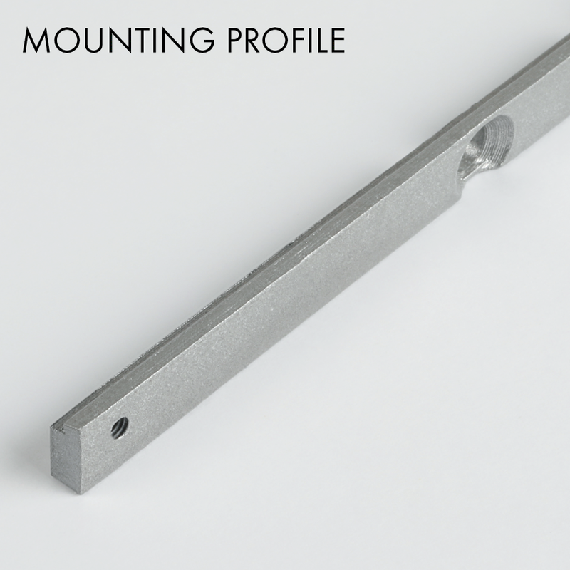 Monteringsprofil Gallery, per meter Alu - PROLED | Bellalite