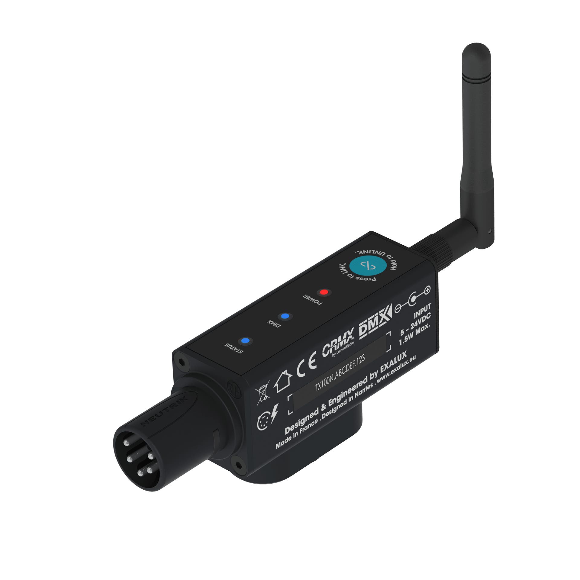 Exalux Connect TX100N CRMX Transmitter - EXALUX | Bellalite Exalux Connect TX100N CRMX Transmitter - EXALUX | Bellalite