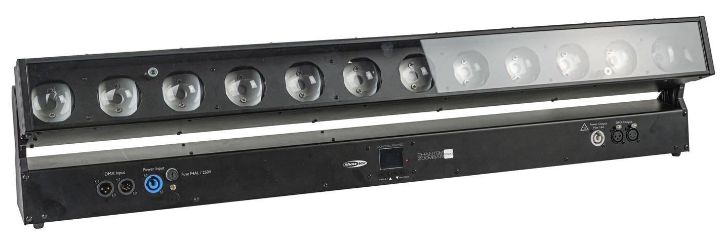 Phantom 1220 Zoombar 240W RGBW Moving LED Bar - Showtec | Bellalite Phantom 1220 Zoombar 240W RGBW Moving LED Bar - Showtec | Bellalite