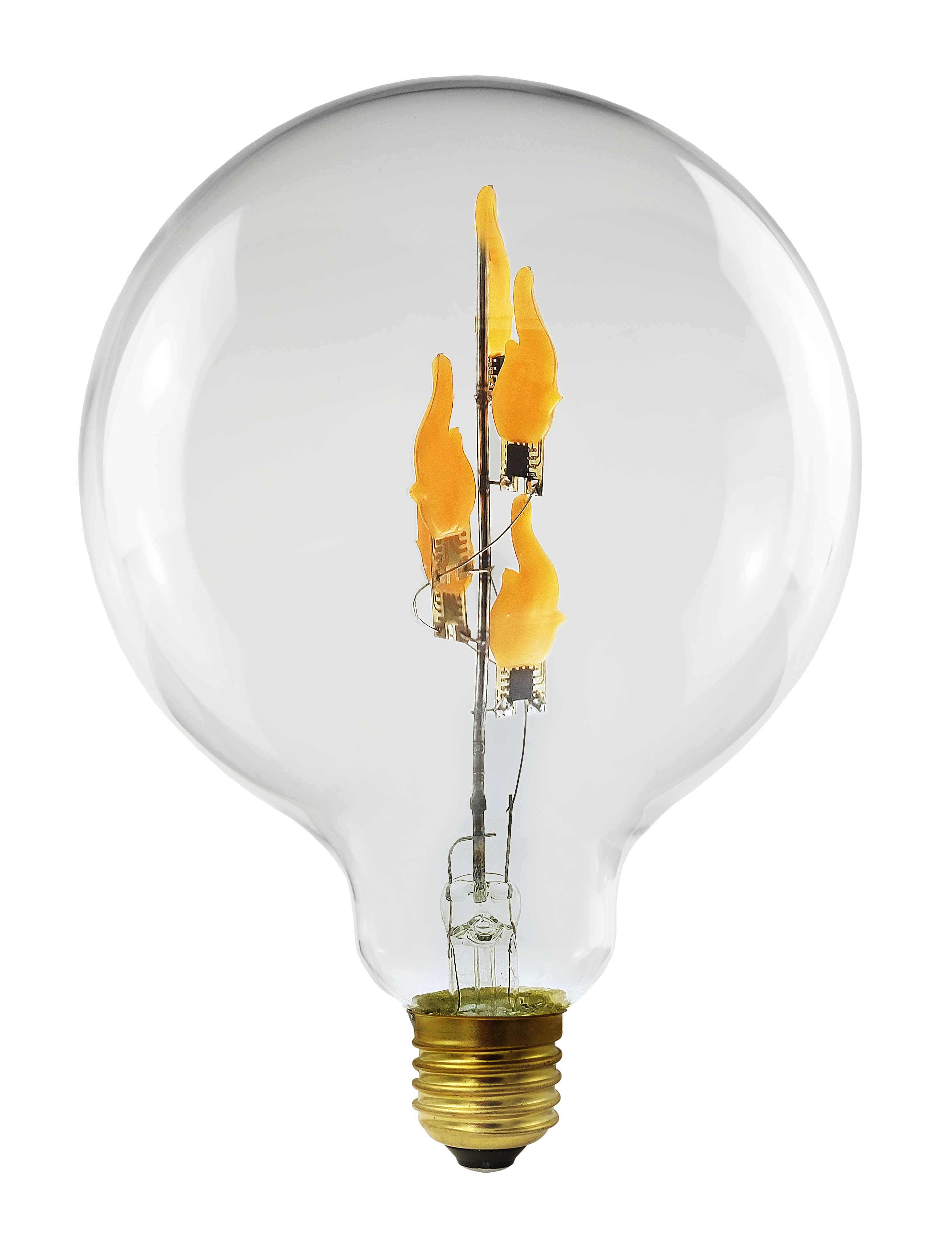 Segula Fire Flame Line LED Globe 125 Big Up Klar E27 1W <60lm 1800K - Segula | Bellalite Segula Fire Flame Line LED Globe 125 Big Up Klar E27 1W <60lm 1800K - Segula | Bellalite