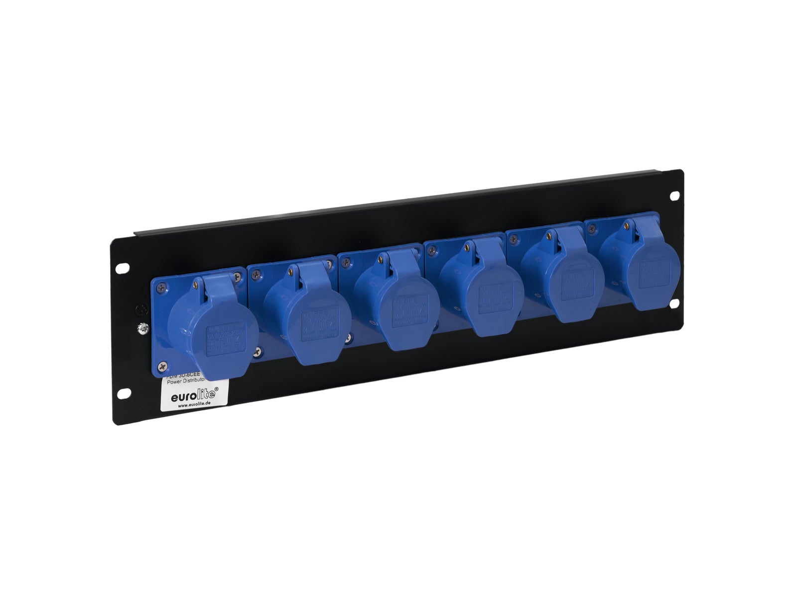 Rackpanel 19" 6x CEE 16A 3P - Eurolite | Bellalite