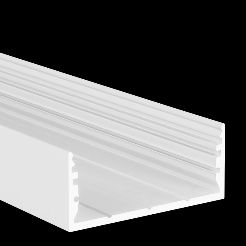 Aluminiumprofil L-Line Low, 2m Vit - PROLED | Bellalite