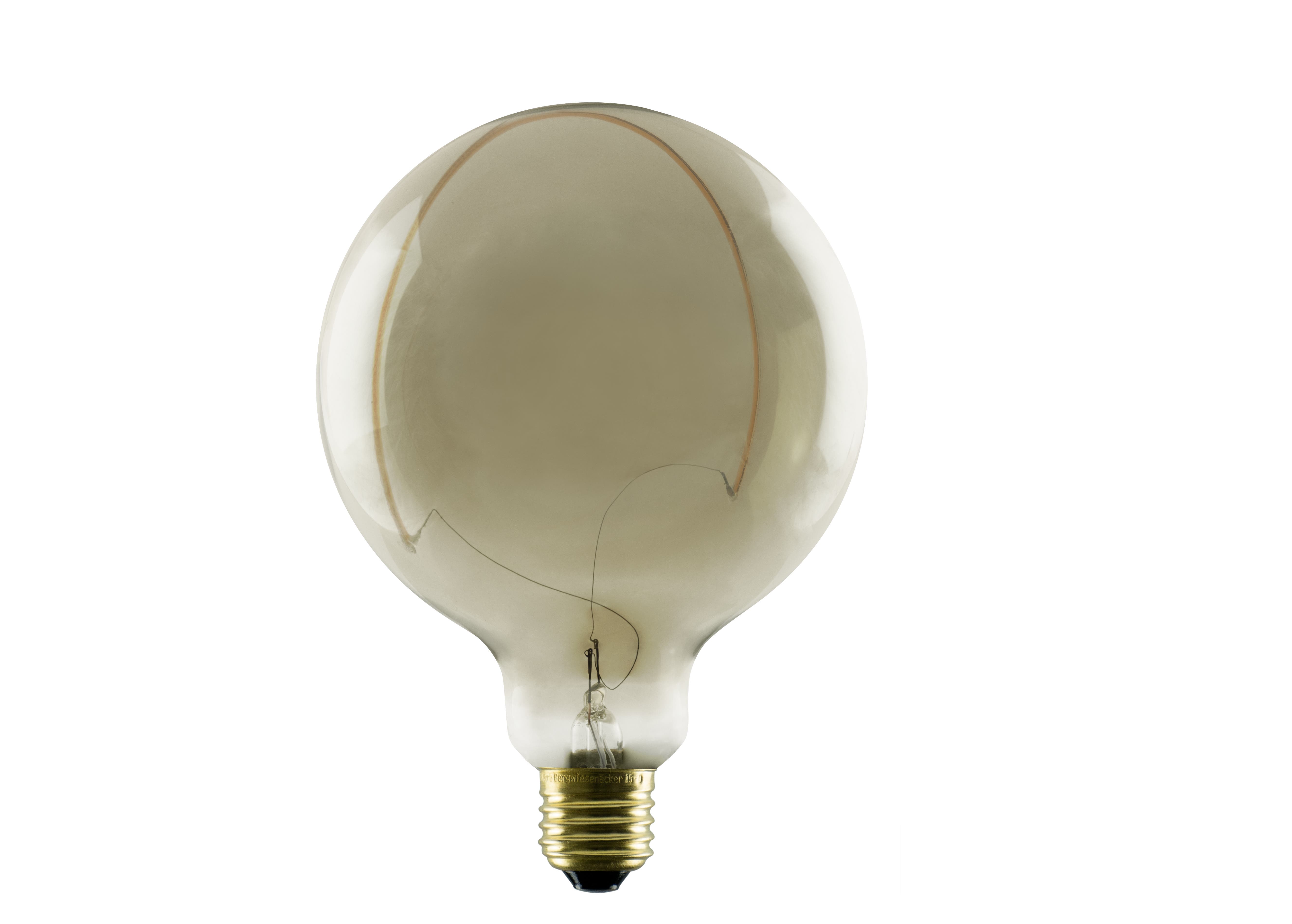 Segula Illusion Line LED Globe 125 Crescent Top Smokey E27 6W 320lm 1900K - Segula | Bellalite Segula Illusion Line LED Globe 125 Crescent Top Smokey E27 6W 320lm 1900K - Segula | Bellalite