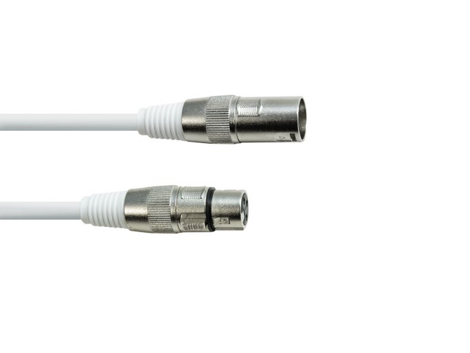 DMX-Kabel Vit 3-Pol - Eurolite | Bellalite DMX-Kabel Vit 3-Pol - Eurolite | Bellalite